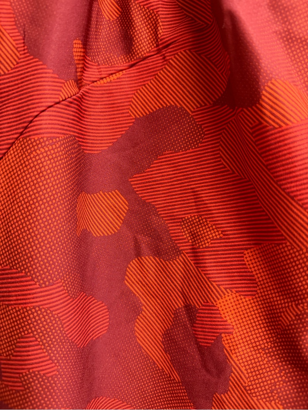 all in motion Red and Maroon Camouflage Athletic Shorts - Picture 5 of 5